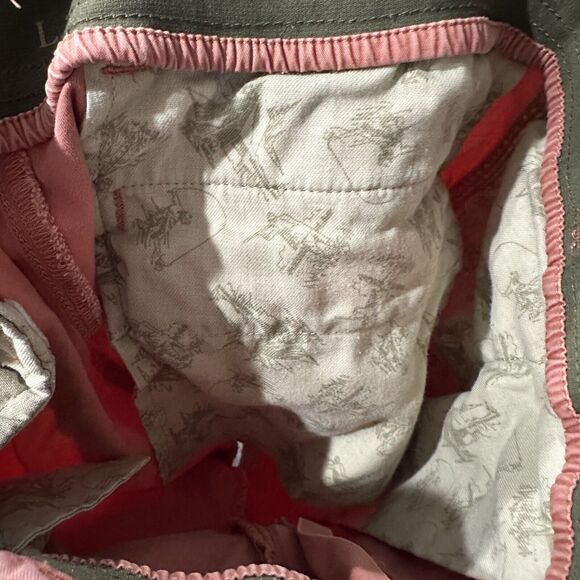 LL Bean Classic Fit Apparel Pink Stretch Pants Straight Leg Pockets Size 32 X 30 - Picture 7 of 8
